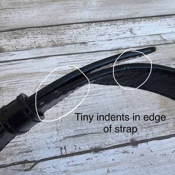 Rebecca Minkoff Blythe Belt Bag Purse Black Patent Leather Shearling NEW - Picture 17 of 17